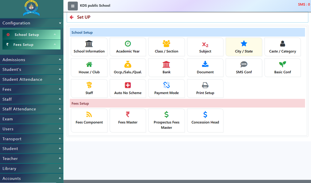 School Configuration on DigiEdu ERP