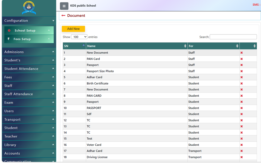 Document Dashboard